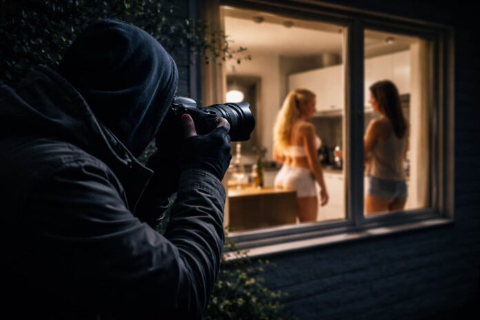 Salakuva, Paparazzi, kuvaaja, talo