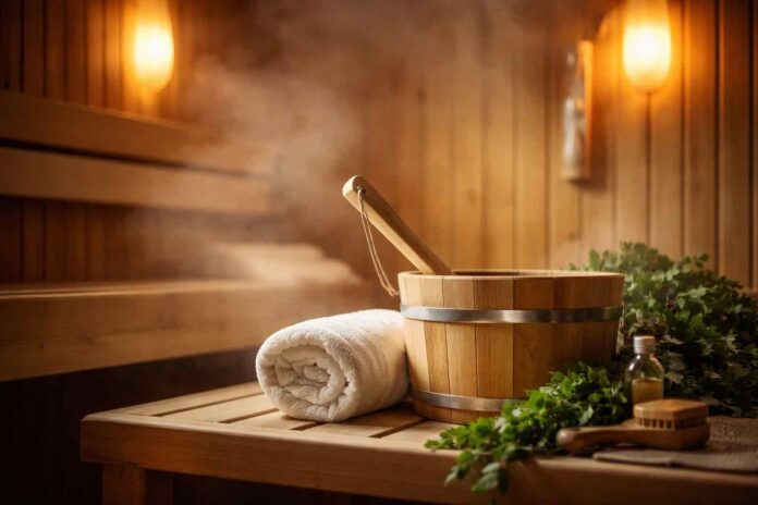 Sauna, vihta, saunominen. lauteet